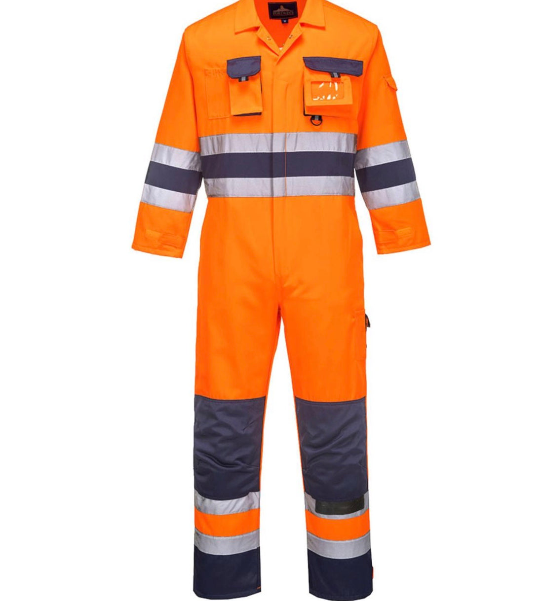 TX55 HIGH VIS COVERALLS BRANDED DTF REAR